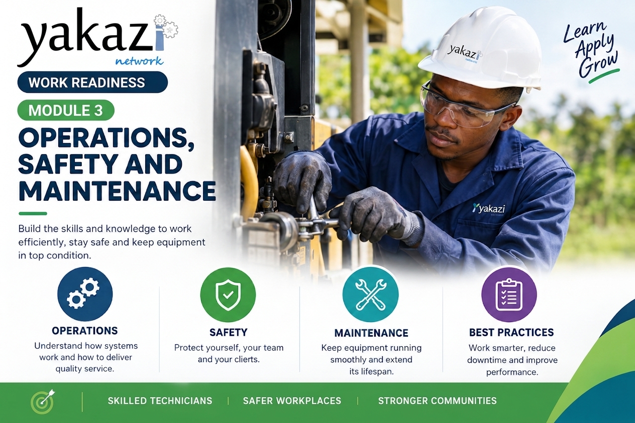 COURSE 3 - OPERATIONS, SAFETY AND MAINTENANCE